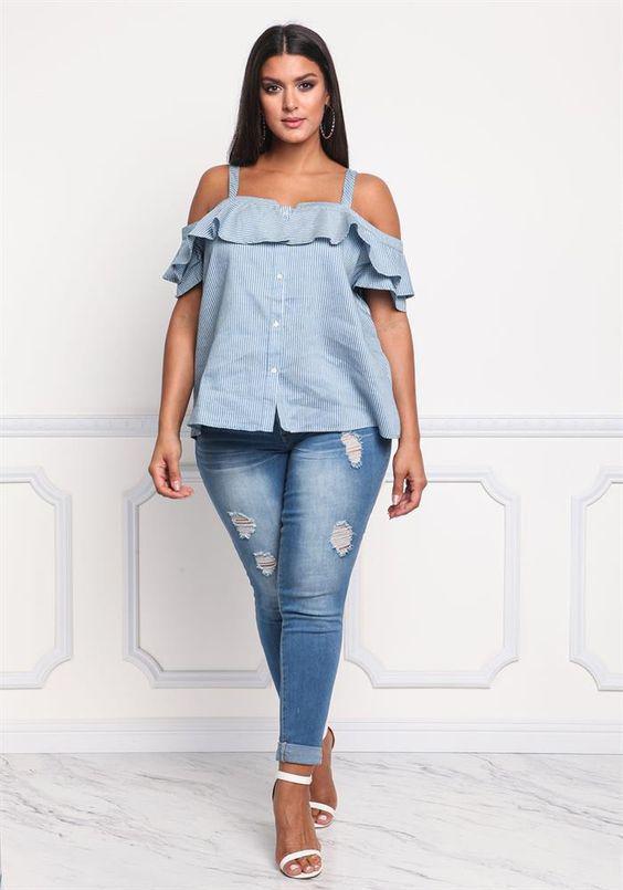 blusas para gorditas