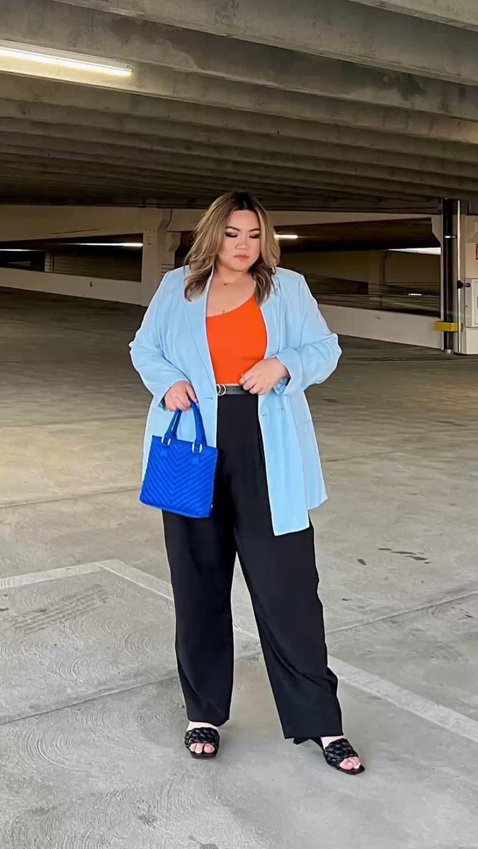 Blazers de moda para gorditas