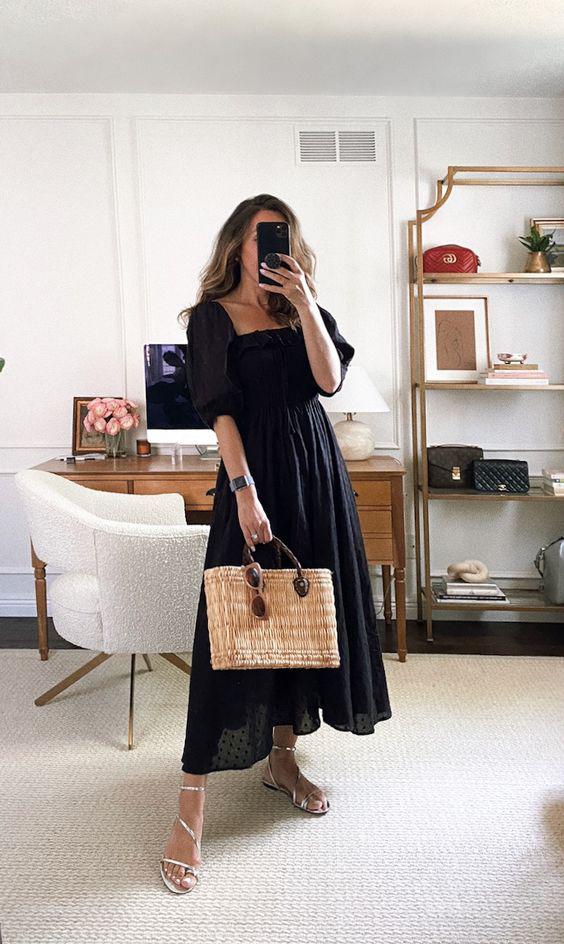 Vestidos de moda en color negro para verano