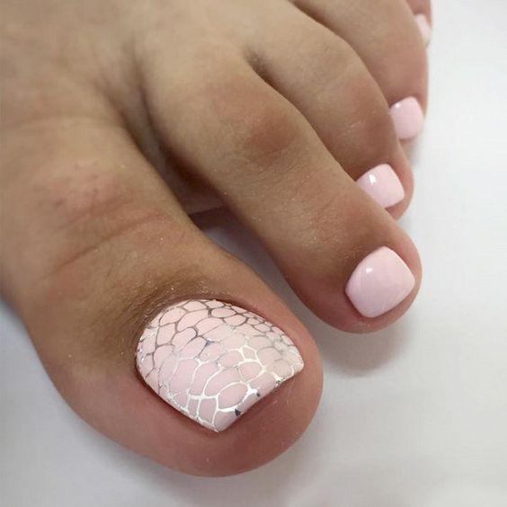 pedicure y diseños para uñas pies de moda