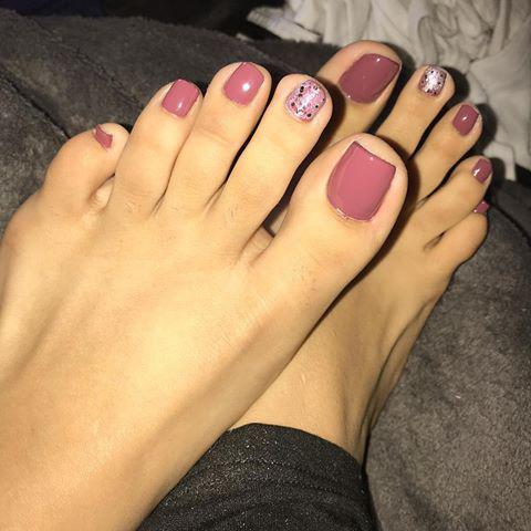 decoracion de uñas de los pies sencillas 2019