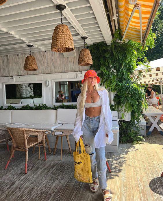 Outfits con bucket hats