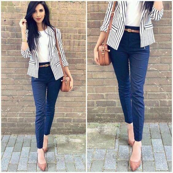 Outfits casuales con blazer para mujeres de 40 o más