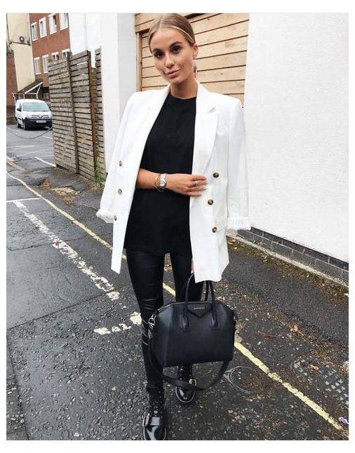 Looks casuales con blazer blanco