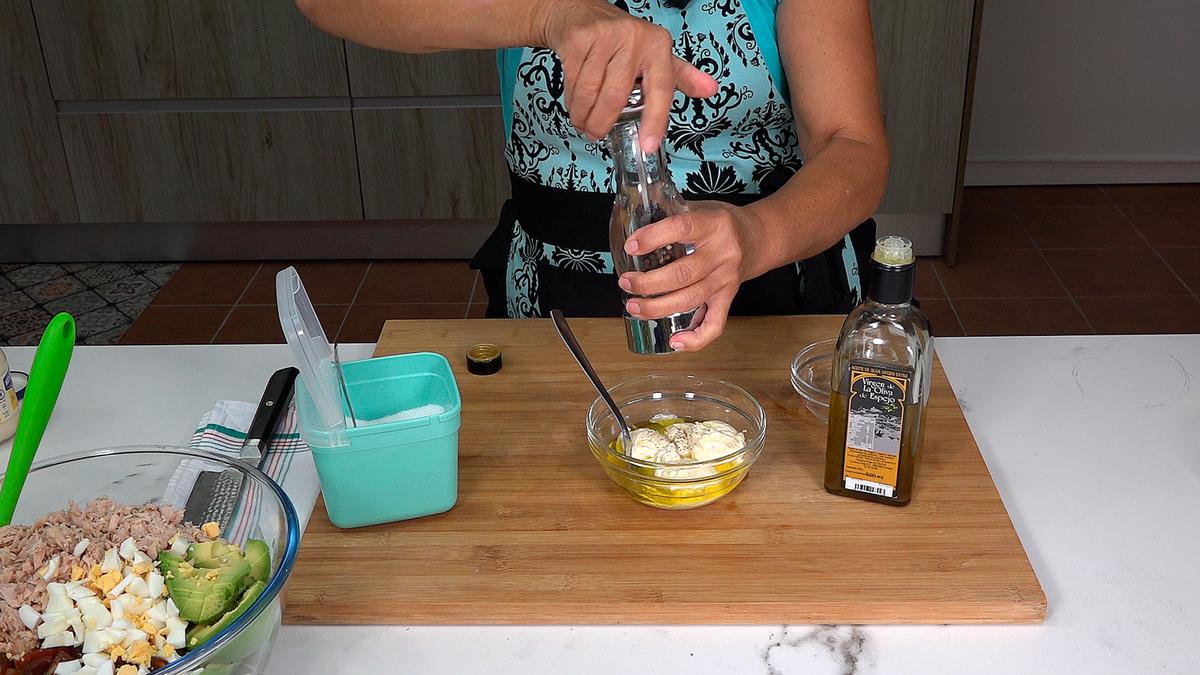 ENSALADA DE ARROZ Y PATATAS (PAPAS). Junto con otros ingredientes que hacen que sea una autentica delicia esta ensalada - Loli Domínguez - FOTO 6