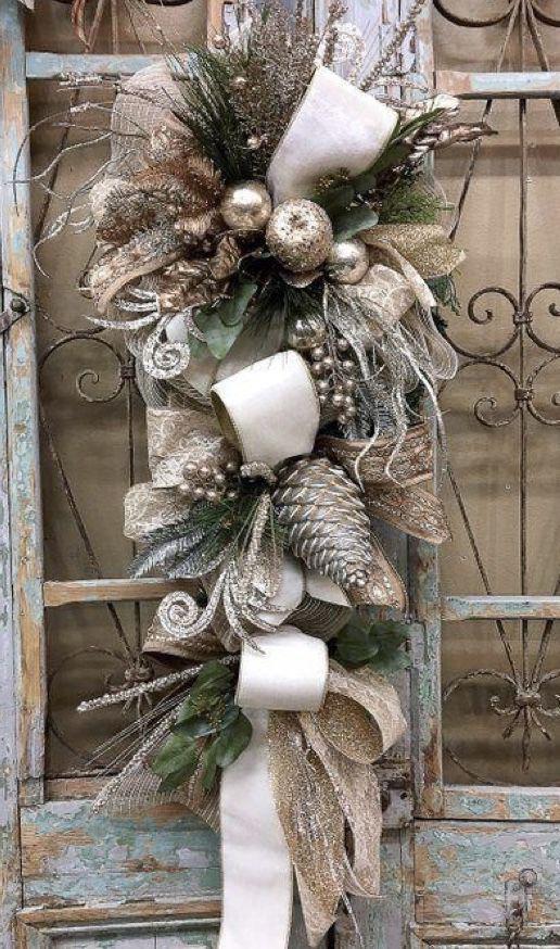 arreglos para la entrada de la casa en navidad (2)