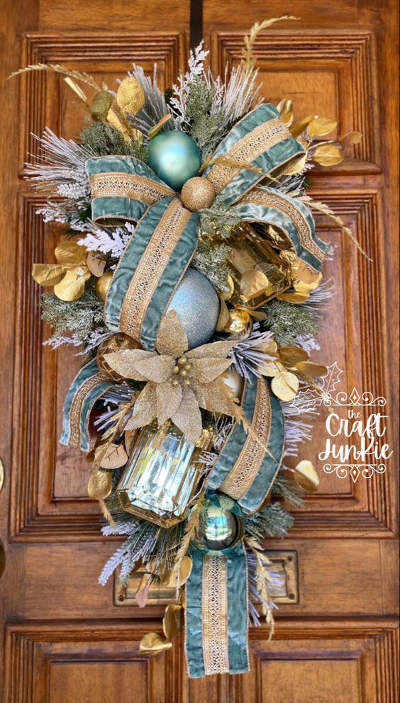 arreglos para la entrada de la casa en navidad (2)