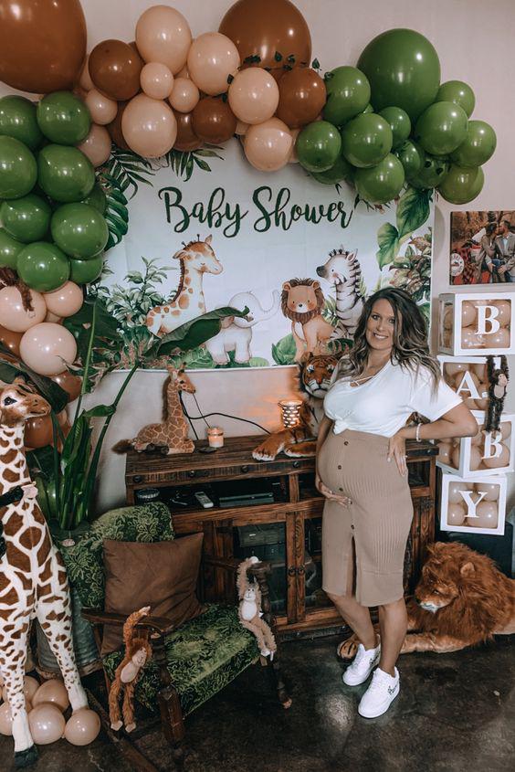 como vestir para un baby shower