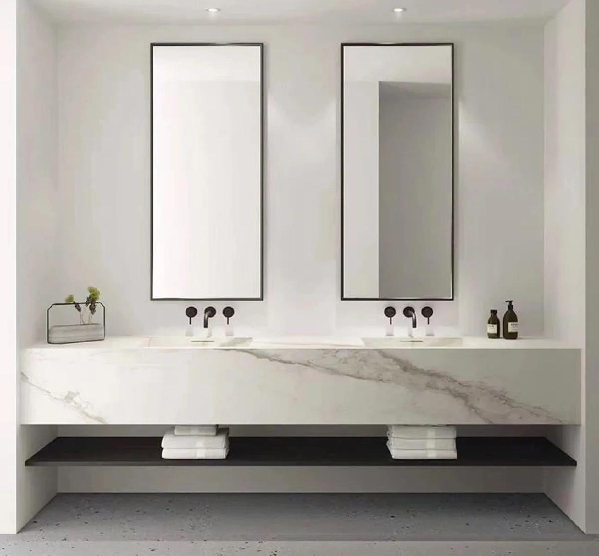 Los mejores materiales para la encimera del lavabo del baño 3