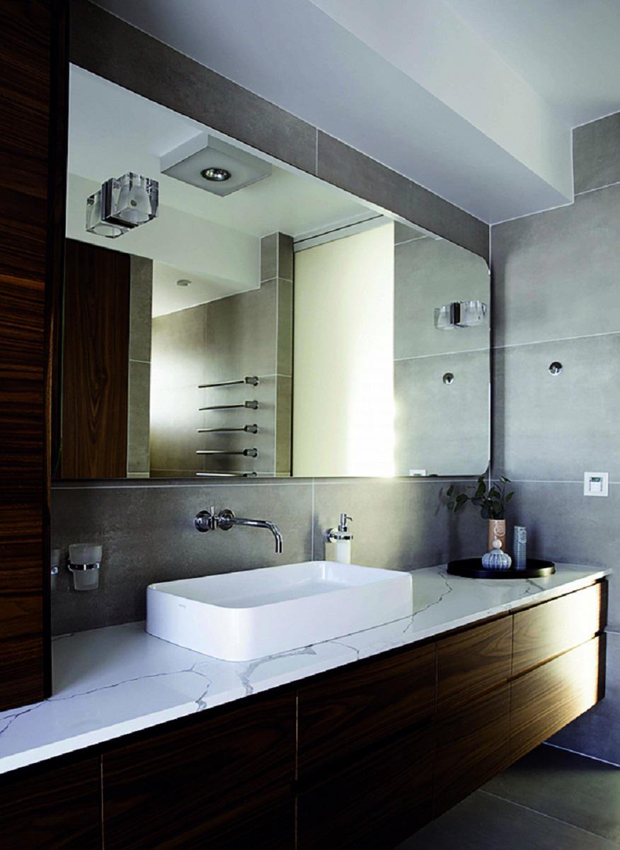 Los mejores materiales para la encimera del lavabo del baño 6
