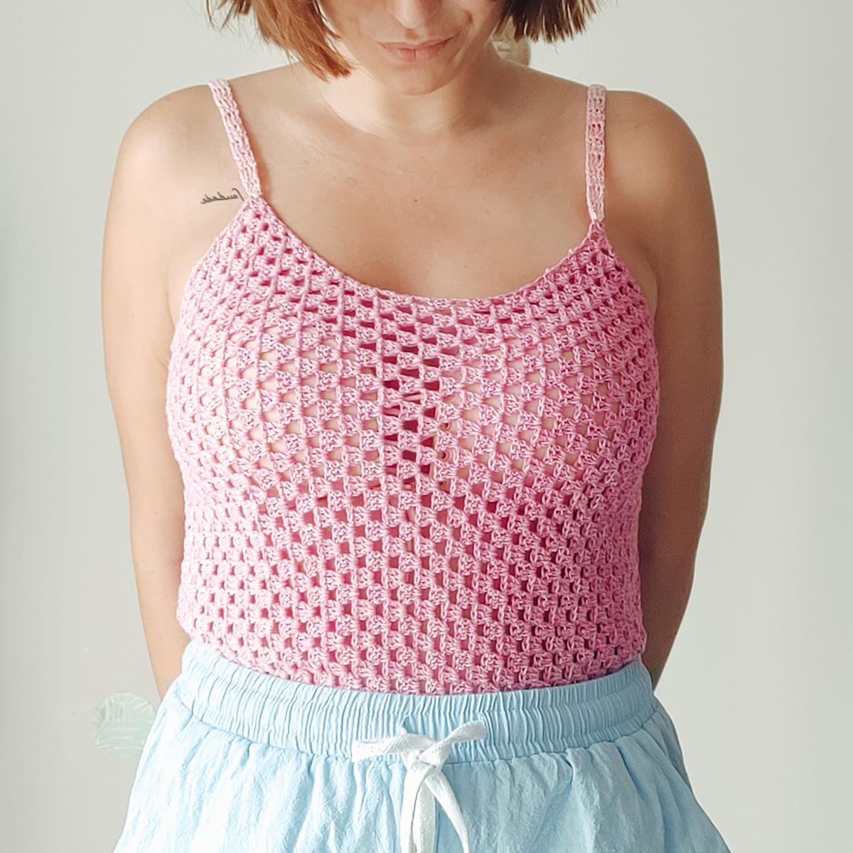 top a crochet para mujer