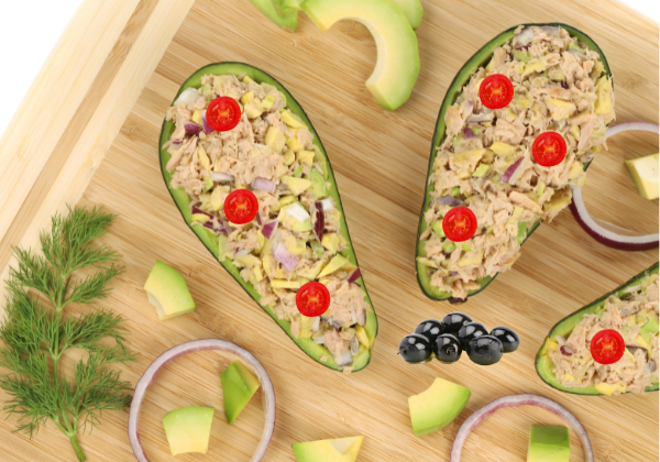 Receta de Atun claro en ensalada