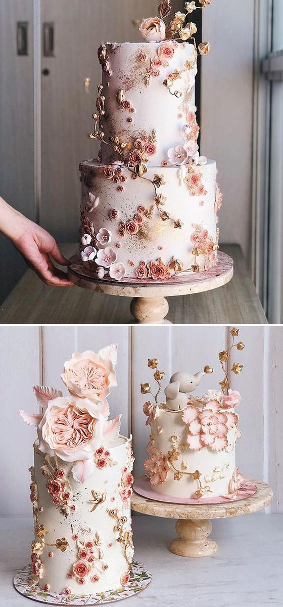 Pasteles Decorados con flores