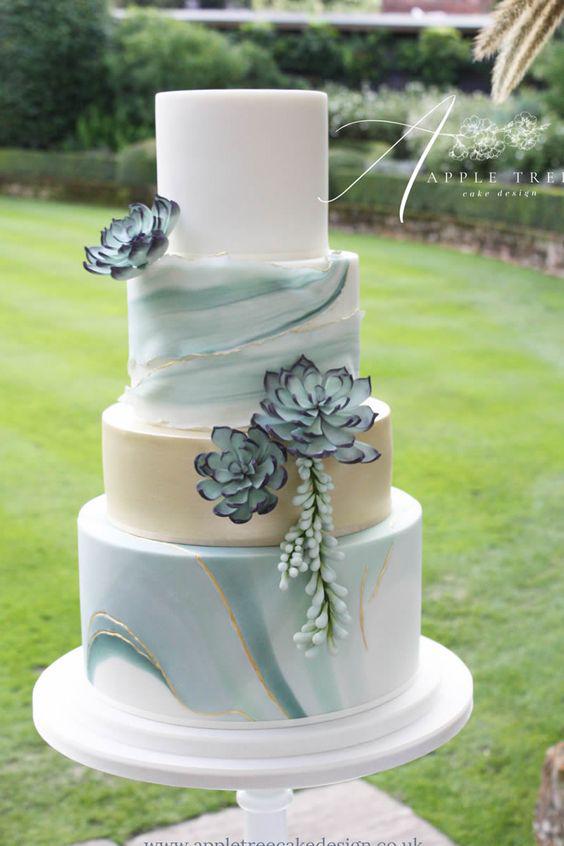 Pasteles para boda 2021