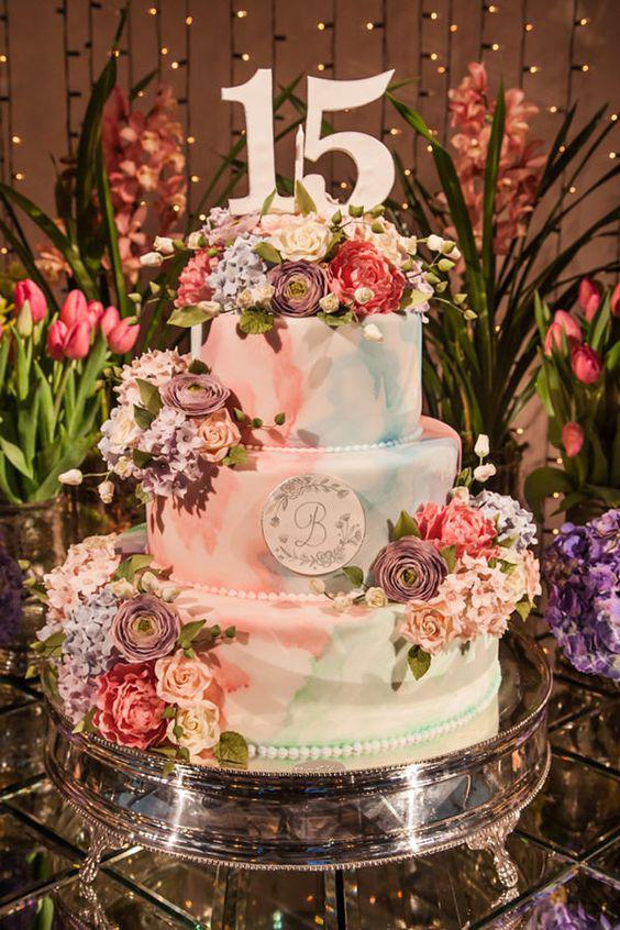 Pasteles para fiestas de xv años