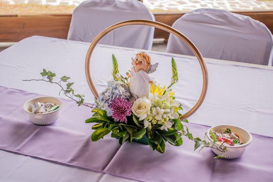 Diseños con aros de madera y hula hula