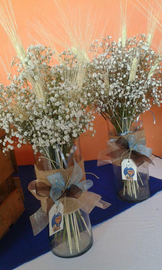 Hermosos centros de mesa para primera comunión
