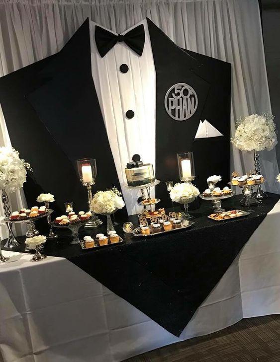 Fiesta temática de 50 años para hombre