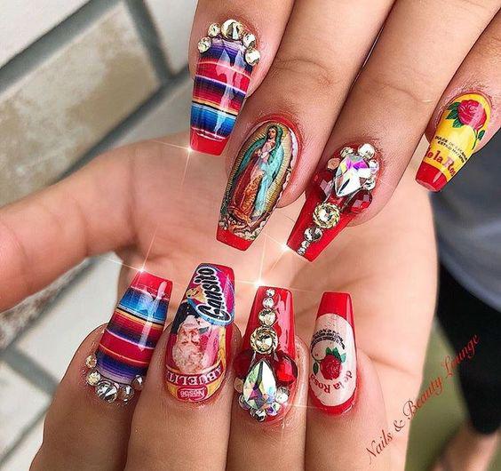 Uñas septiembre mexico