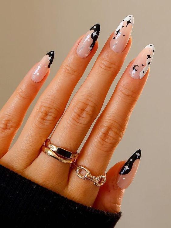 Uñas postizas almendradas pre-diseñadas