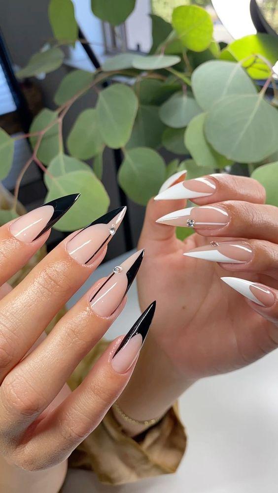 ¿Cómo se le llaman a las uñas puntiagudas?