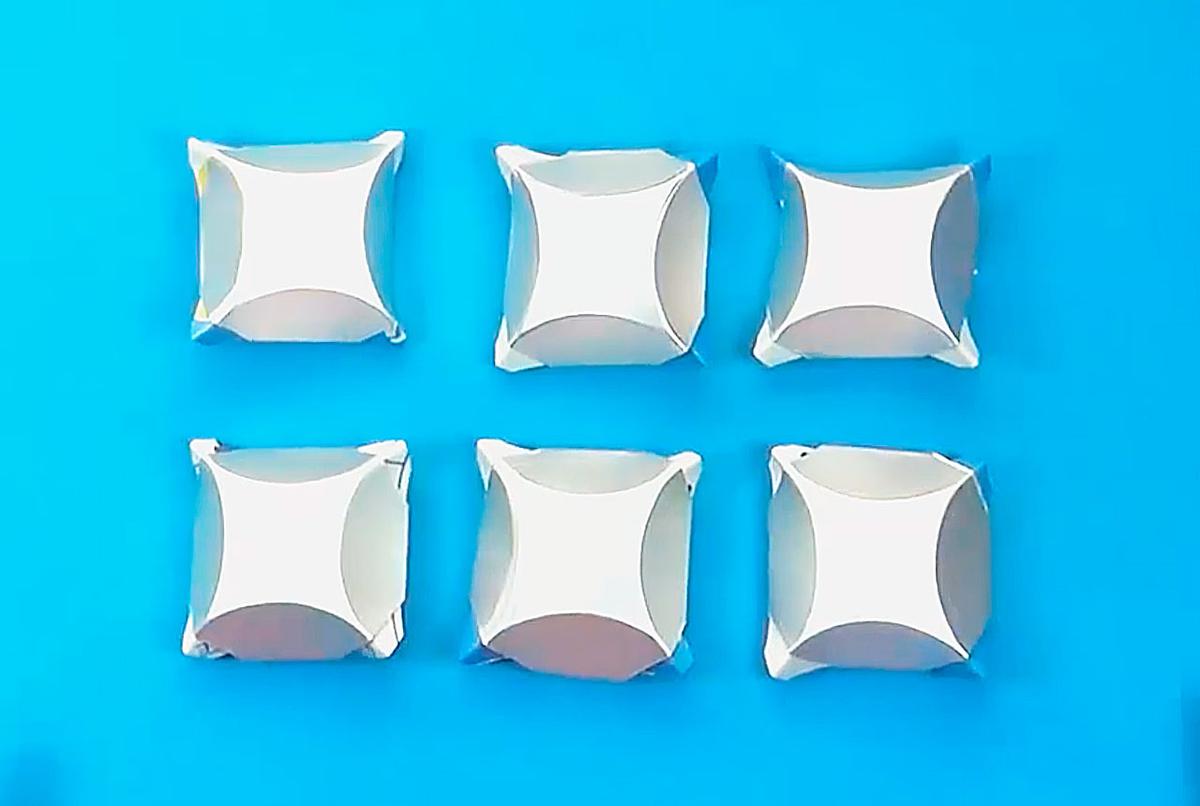 adornos navideños con envases tetrabrick