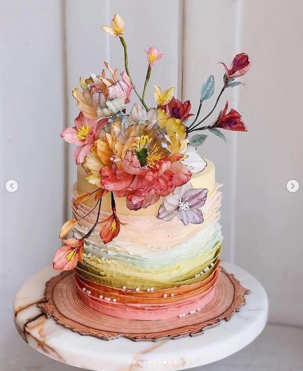 Pasteles modernos para cumpleaños