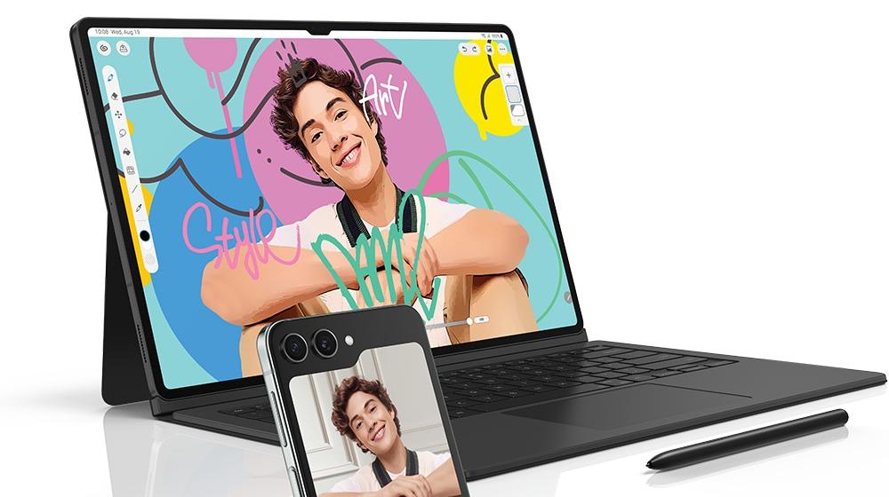 Samsung Galaxy Tab S9 Ultra con teclado