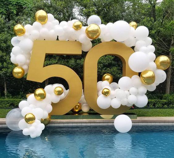 Fiesta de cumpleaños 50 para mujer