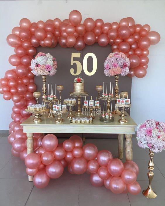 Background para fotos en cumpleaños 50
