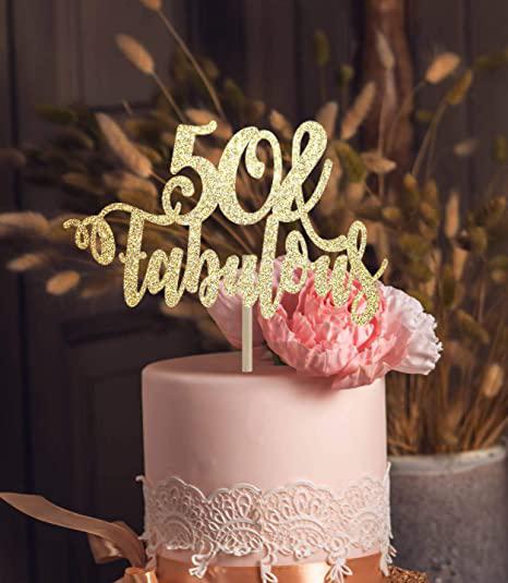 Diseños de pastel para una fiesta de cumpleaños 50 para mujer