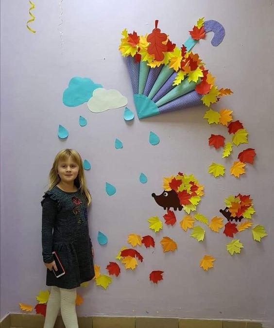 decoración de otoño para niños