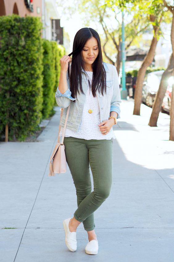 Outfits con pantalón verde militar