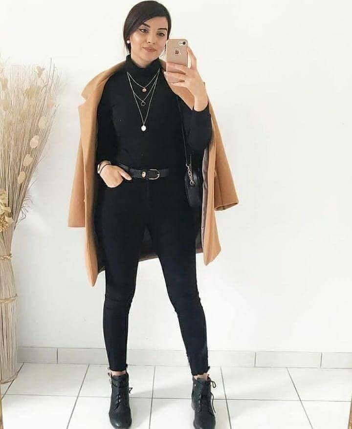 Outfits con pantalón negro