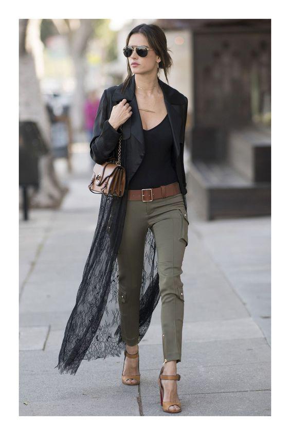 Outfits con pantalón verde militar