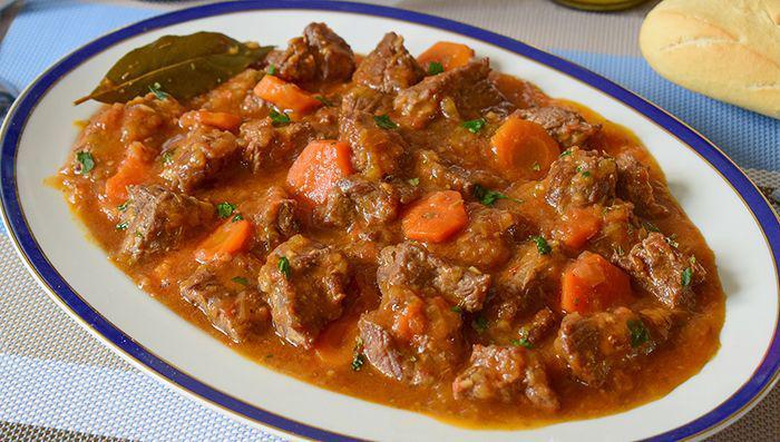 receta de estofado de ternera