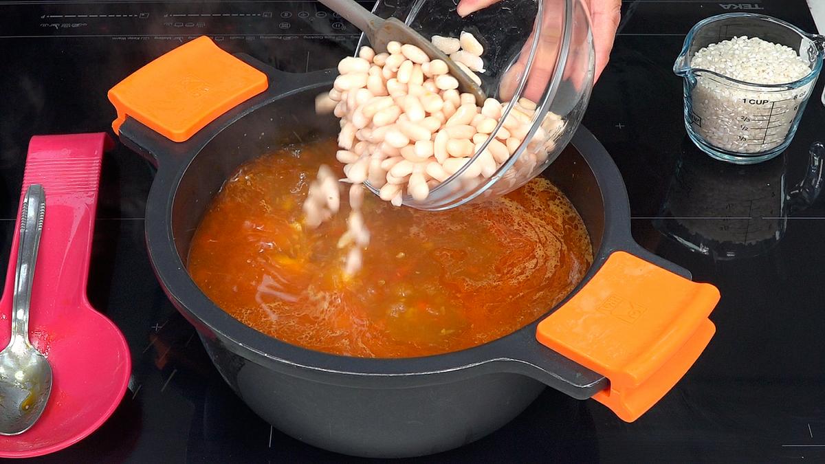 ALUBIAS CON ARROZ. Un plato de cuchara fácil rápido y delicioso que rinde mucho - Loli Domínguez - Foto 5