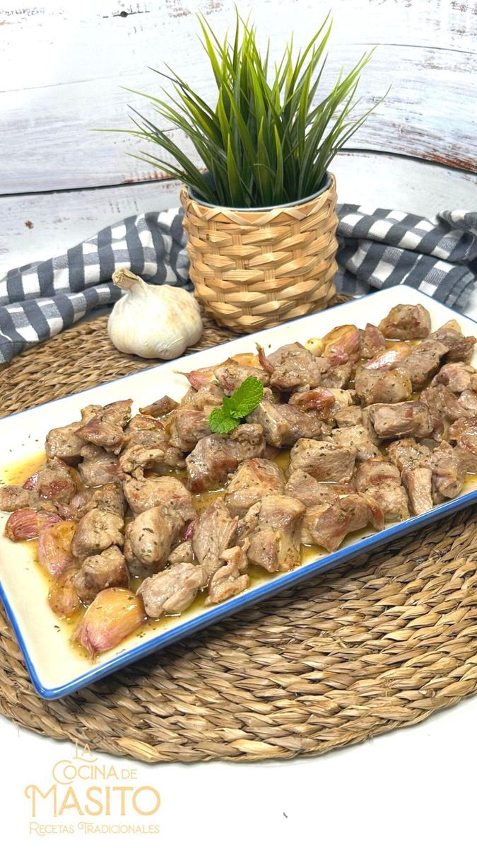 Magro de cerdo al ajillo La cocina de Masito