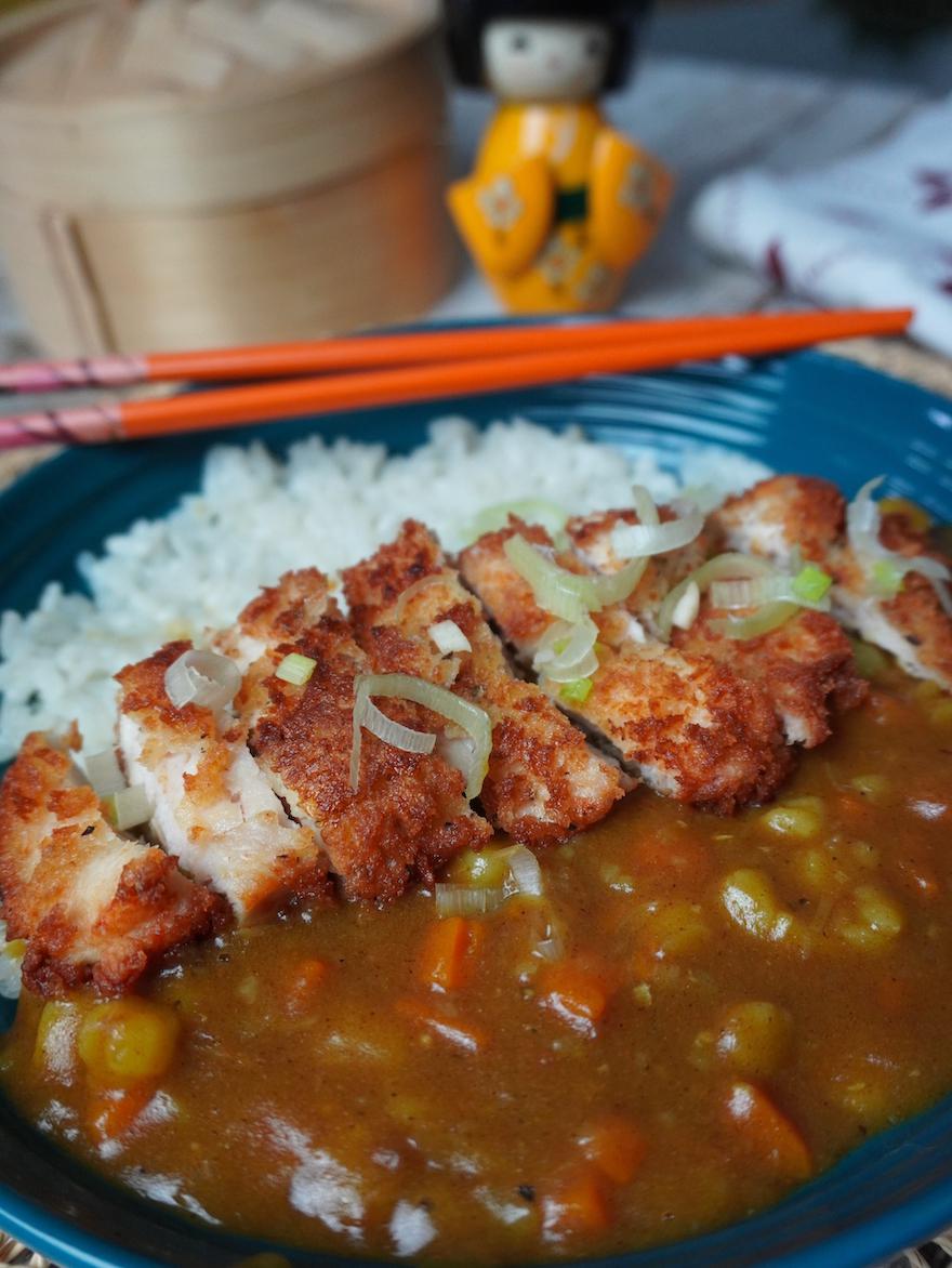 Pollo al curry japonés o katso curry