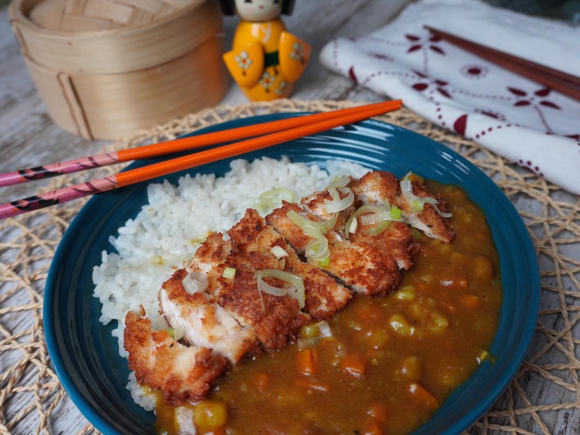 Pollo al curry japonés o katso curry