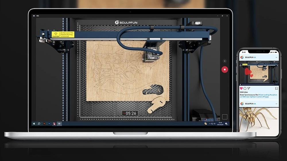 SCULPFUN CAM500 - Funciones