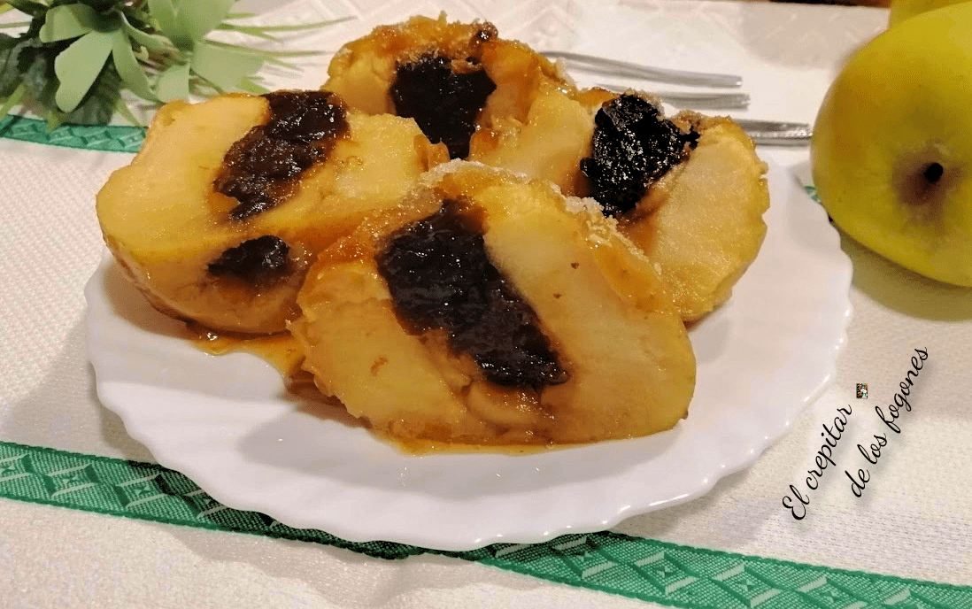 manzanas asadas