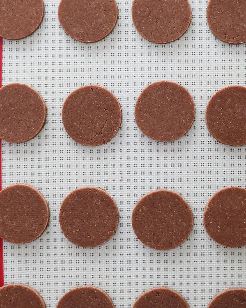 alfajores nuez dulce de leche placa horno