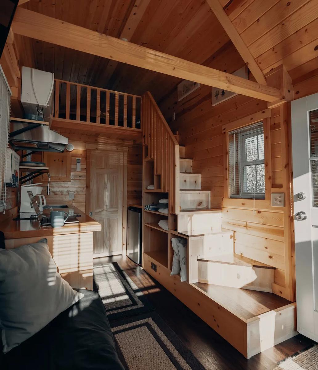 cocina de una tiny house