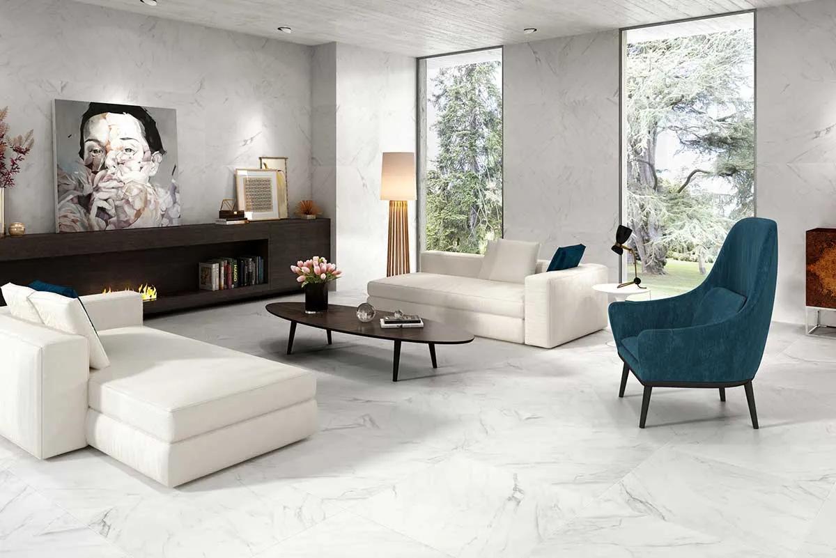 decoración con mármol