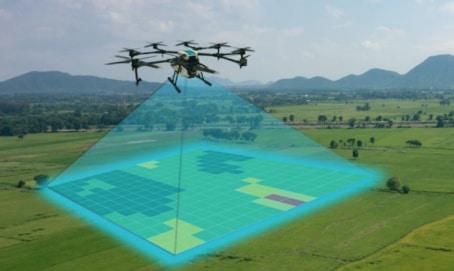 drones empleados en la agricultura