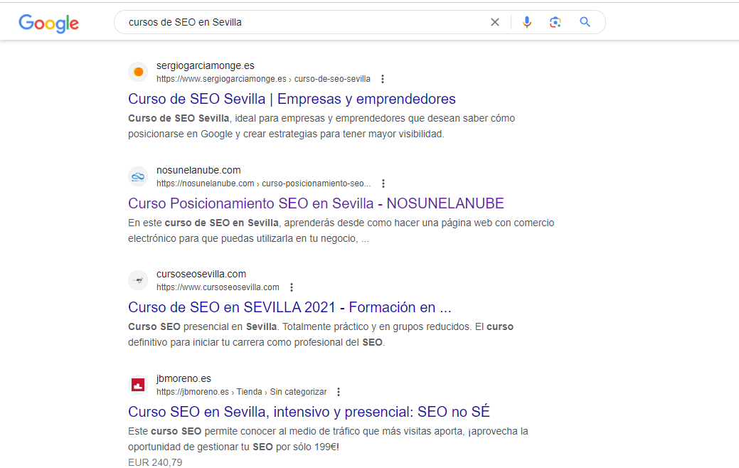 Búsqueda de palabra clave