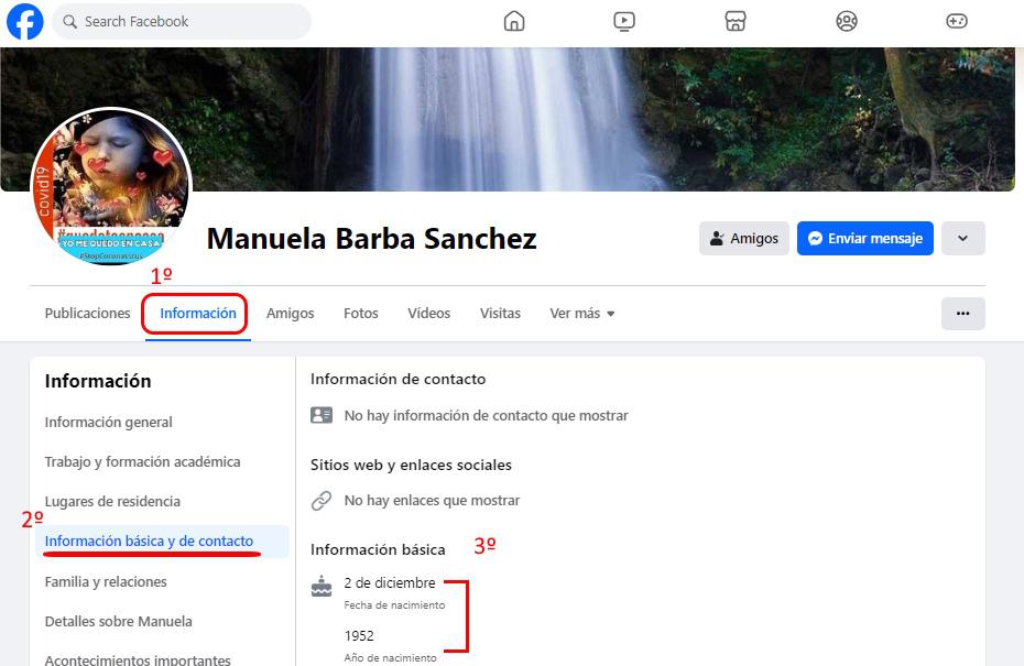saber la fecha de nacimiento por facebook