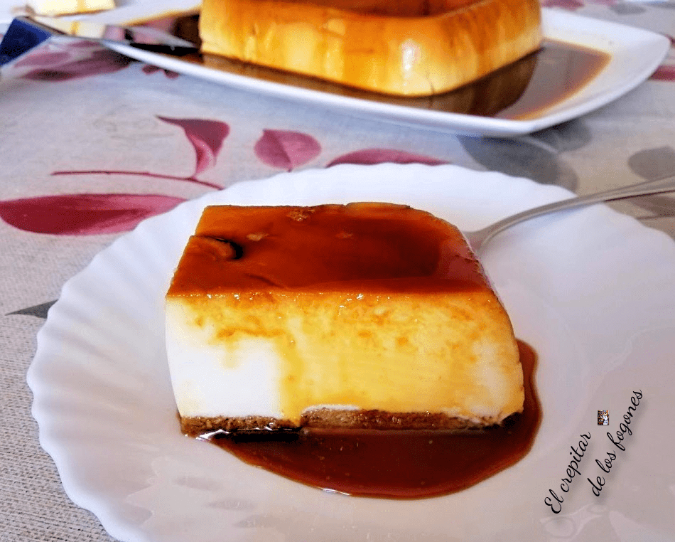 flan de café