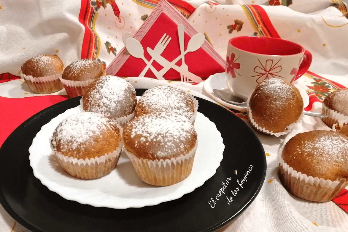 magdalenas de turrón